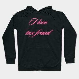 I love tax fraud Hoodie